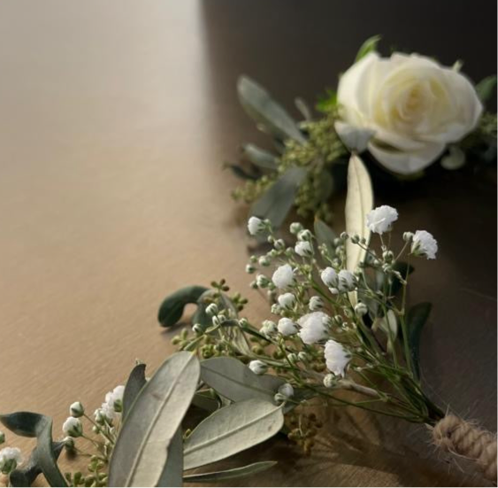 Corsage set - Olive Pearl Majesty