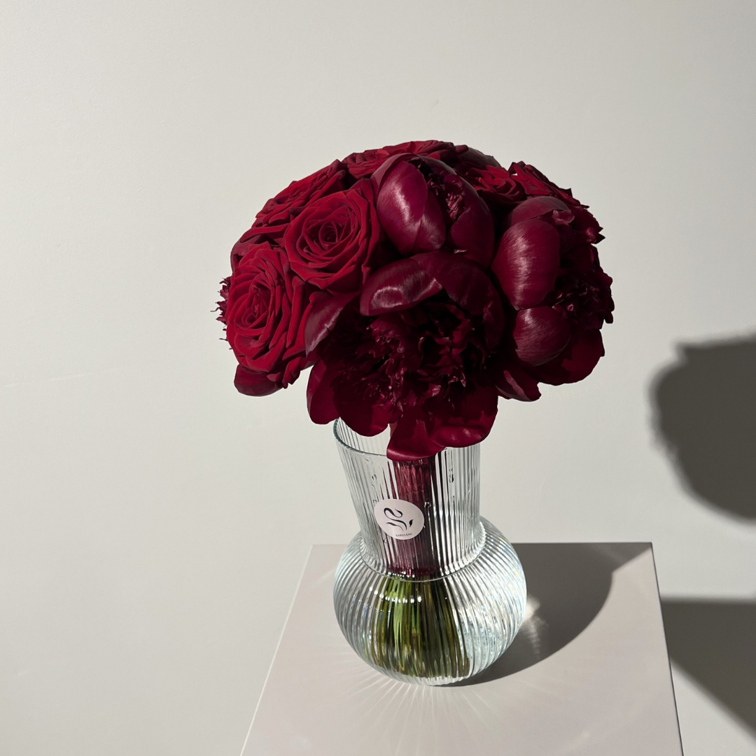 Bruidsboeket - Bloomy Bordeaux