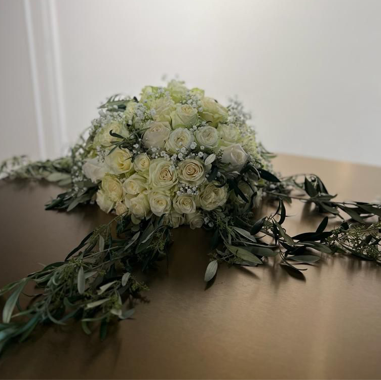 Autobloemstuk - Olive Pearl Majesty