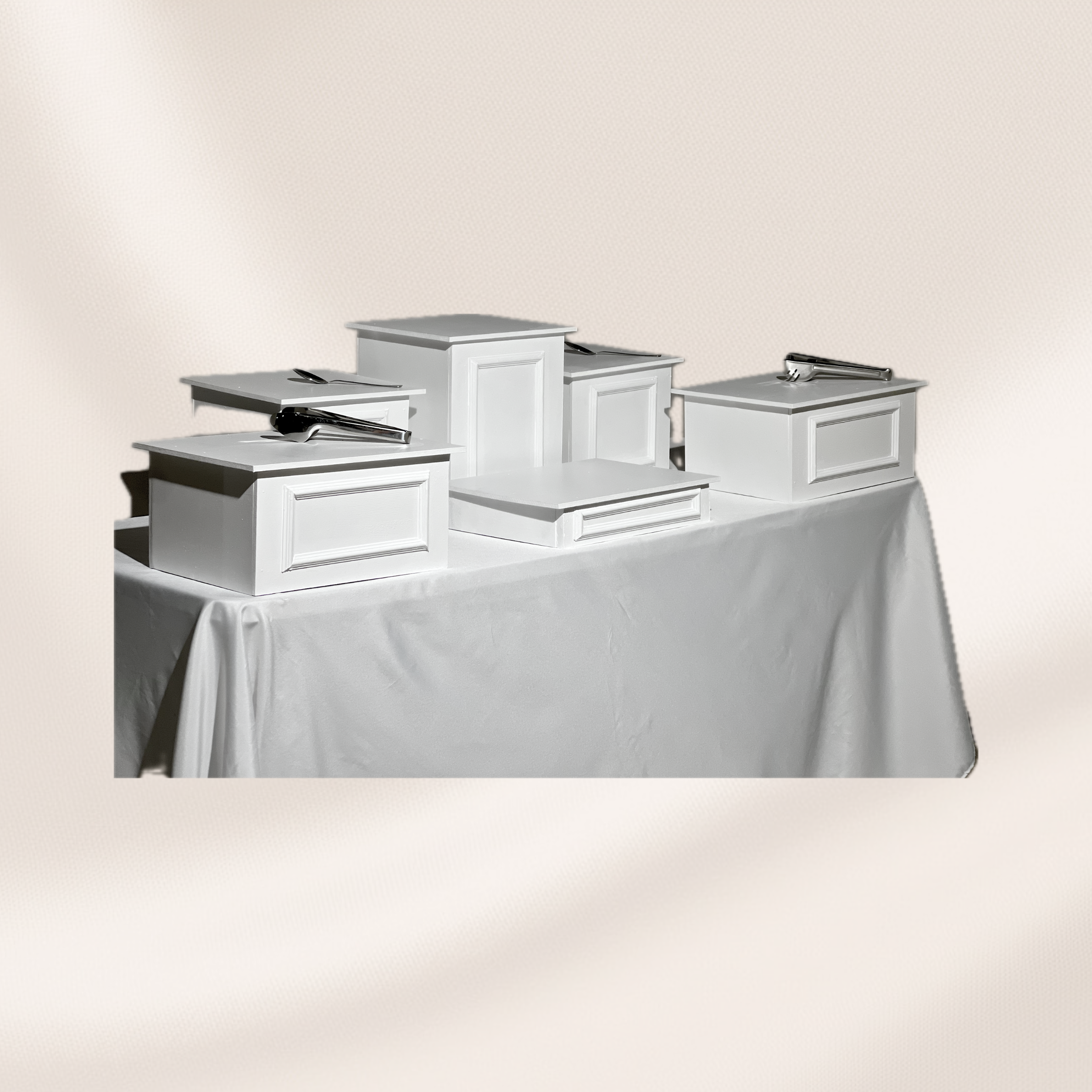 Verhuur - Buffetblokken - Elegance White