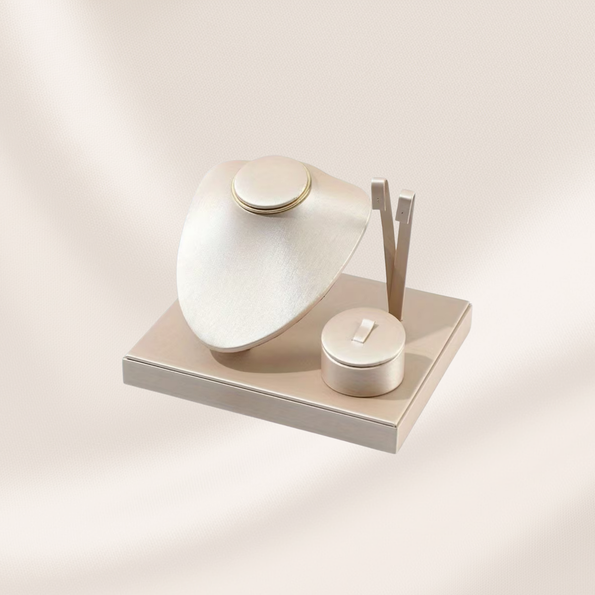 Verhuur - Jewelry Display Stand - Beige